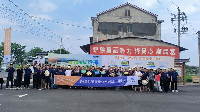 湖南金惠利舉辦二化螟防治現(xiàn)場觀摩會(huì) 推廣高效植保方案