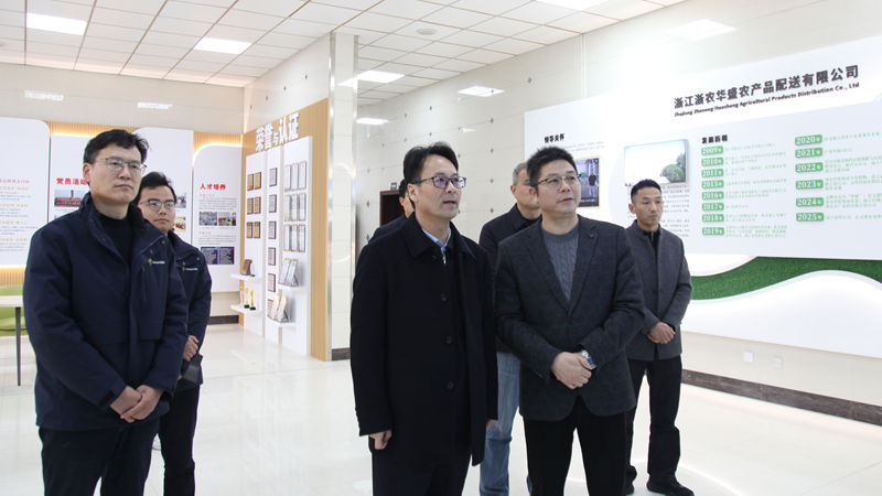 宿遷市宿城區委常委秦永輝調研浙農華盛